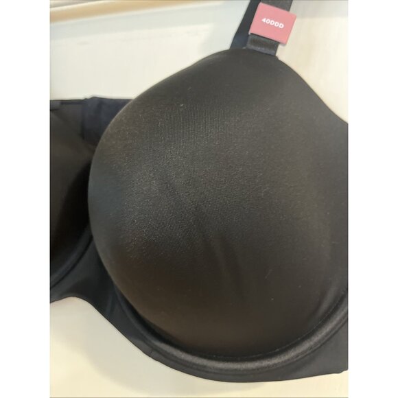 Cacique Womens STRAPLESS MULTIWAY BRA 40DDD Black Light Lined Smooth Wire NWT - Picture 3 of 6